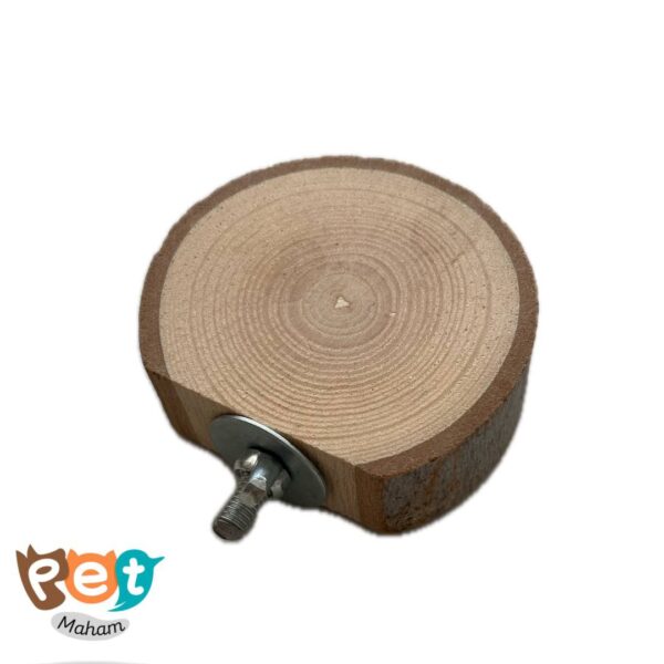 نشیمن پرنده مدل نشیمن چوب طبیعی کالباسی کد 1020 - تصویر 13