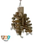 اسباب بازی چوبی بی رنگ پرنده 1255 - تصویر 3