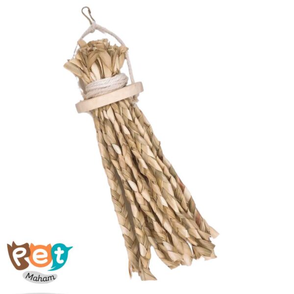 اسباب بازی پرنده مدل اسباب بازی حصیری سایز کوچک مناسب همه پرندگان 1577 - تصویر 9