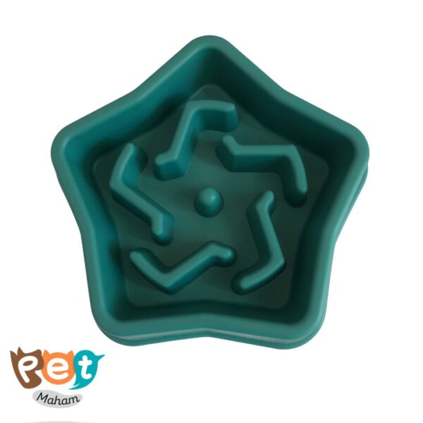 ظرف غذا سگ و گربه مدل آرام خوری طرح ستاره 1654 - تصویر 4