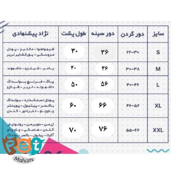 لباس پافر زمستانه سگ و گربه مدل 1613 - تصویر 45
