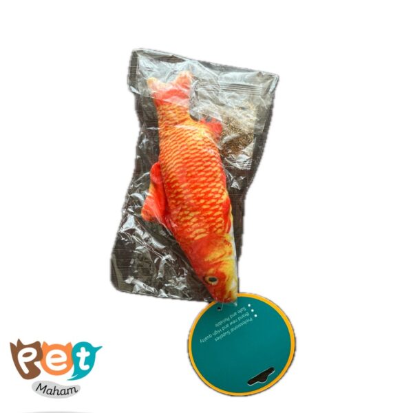 اسباب بازی گربه و سگ کتنیپ دار مدل ماهی 1708 - تصویر 4