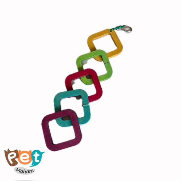 اسباب بازی چوبی پرنده میشل مدل زنجیری سایز 1734 - تصویر 9