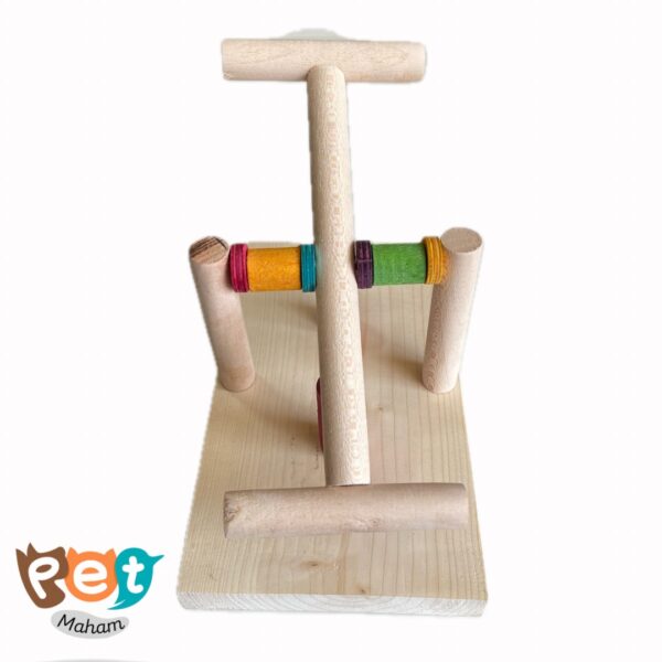 اسباب بازی پرنده مدل الاکلنگ چوبی 1270 - تصویر 3