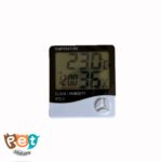 دماسنج و رطوبت سنج دیجیتال همراه با ساعت 1289