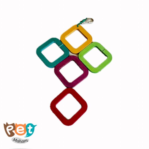 اسباب بازی چوبی پرنده میشل مدل زنجیری سایز 1734 - تصویر 10
