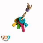 اسباب بازی پرنده مدل دسته کلید چوبی 1735 - تصویر 4