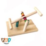 اسباب بازی پرنده مدل الاکلنگ چوبی 1270 - تصویر 6