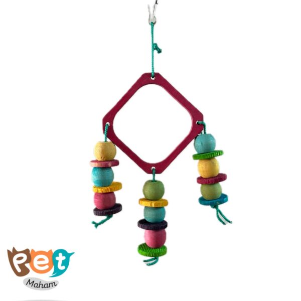 اسباب بازی پرنده آویز لوزی 1283 - تصویر 5