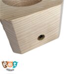 دانخوری چوبی پرنده مدل دانخوری تک حفره کد 1504 - تصویر 3
