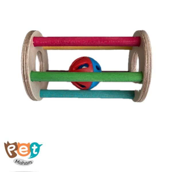 اسباب بازی سگ و گربه و پرنده زنگوله دار سایز بزرگ زمرد 1499 - تصویر 2