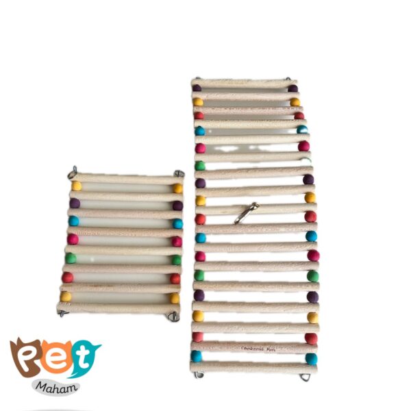 لانه چوبی پرنده مدل مخفیگاه مهره‌ای کد 1494 - تصویر 10