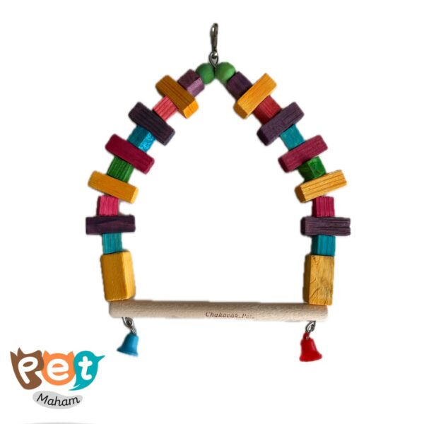 اسباب بازی پرنده مدل تاب بازی زنگوله دار  1492 - تصویر 5
