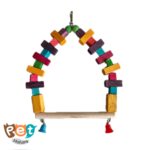 اسباب بازی پرنده مدل تاب بازی زنگوله دار  1492