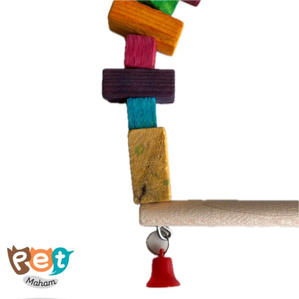 اسباب بازی پرنده مدل تاب بازی زنگوله دار  1492 - تصویر 4