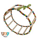 اسباب بازی چوبی چرخ و فلک طوطی در دو سایز کد 1576 - تصویر 2