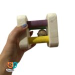 اسباب بازی پرنده چوبی دارای تشویقی گردو کد 1084 - تصویر 6