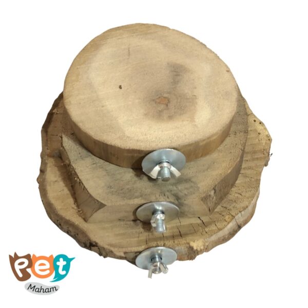 نشیمن کالباسی چوبی سایز کوچک1194 - تصویر 2