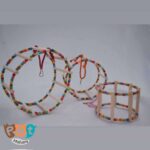 اسباب بازی چوبی چرخ و فلک طوطی در دو سایز کد 1576 - تصویر 5