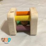 اسباب بازی پرنده چوبی دارای تشویقی گردو کد 1084 - تصویر 3