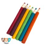 اسباب بازی چوبی پرنده مدل مداد طوطی کد 1578 (بسته 6 عددی) - تصویر 5