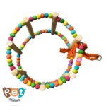 اسباب بازی چوبی چرخ و فلک طوطی در دو سایز کد 1576 - تصویر 10