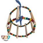 اسباب بازی چوبی چرخ و فلک طوطی در دو سایز کد 1576 - تصویر 14