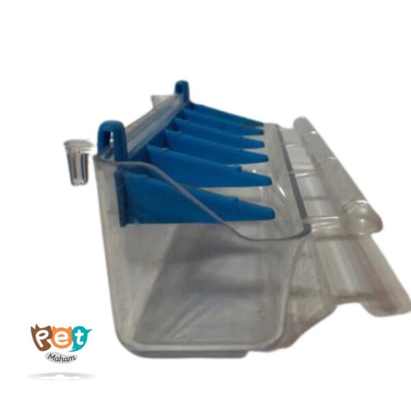 ظرف غذای پرنده مدل دانخوری کریستال کد 1021 - تصویر 3