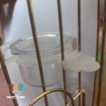 ظرف غذای پرنده مدل تخم مرغ خوری کریستال کد 1009 - تصویر 3