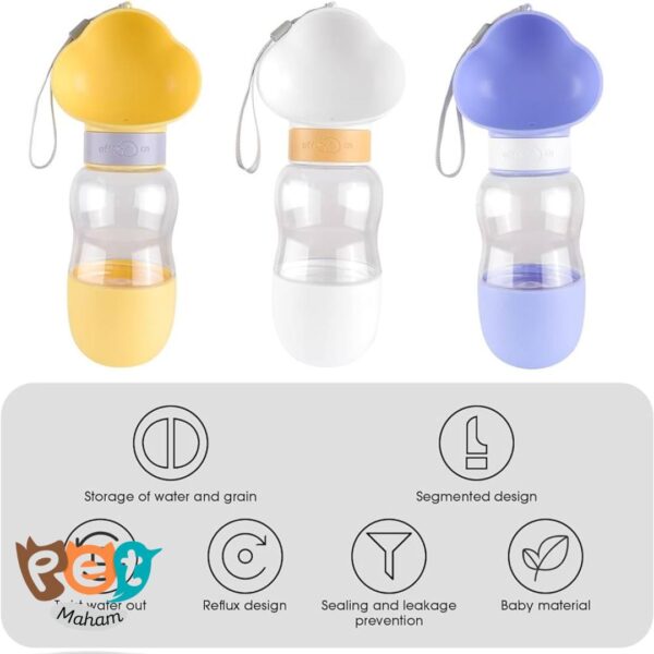 قمقمه ابری طرح ابر بطری پیاده روی  طرح ابر 350 میل 1775 - تصویر 12