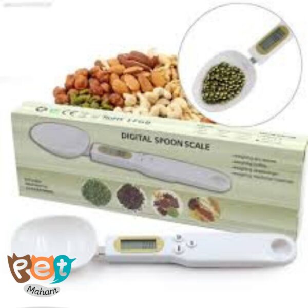 کیل ترازو قاشقی غذای سگ و گربه و پرنده و جونده 800 گرمی 1472 - تصویر 5