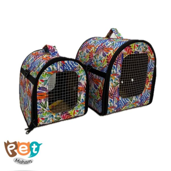 کیف حمل پرنده سایز کوچک طرح برگ برگی 1674 - تصویر 8
