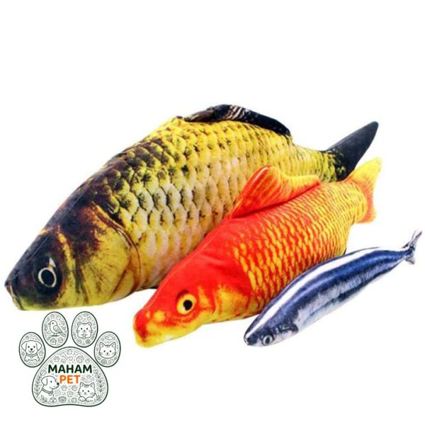 اسباب بازی سگ و گربه مدل ماهی سوتک دار وارداتی 2028 - تصویر 8