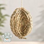 اسباب بازی پرنده مدل آویز حصیری مدل 4 پر 2048