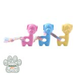 اسباب بازی سگ و گربه مدل دندانی لاتکس صدا دار طرح میمون و خوک کد2086 - تصویر 4