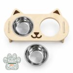 ظرف چوبی دوقلو شیب دار2156 - تصویر 3
